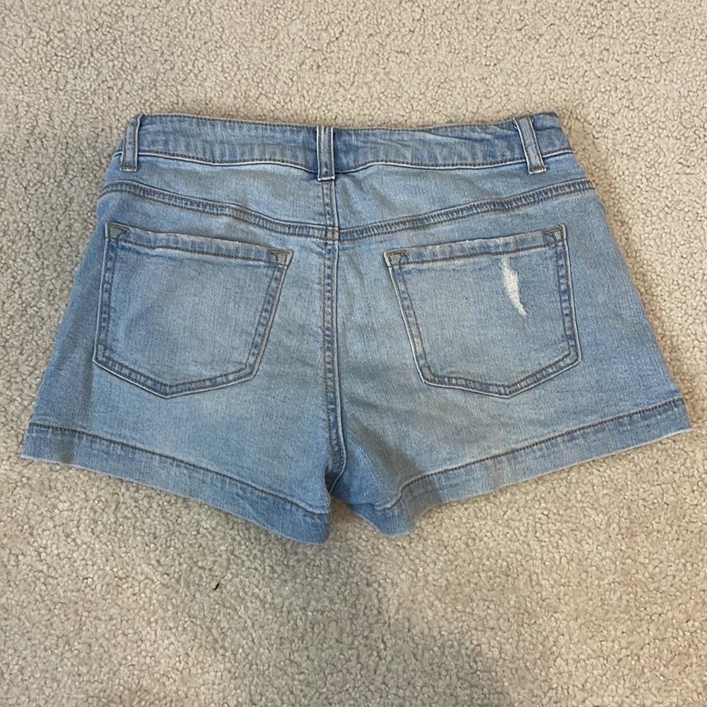 Basic Blue Jean Shorts - Picture 2 of 3